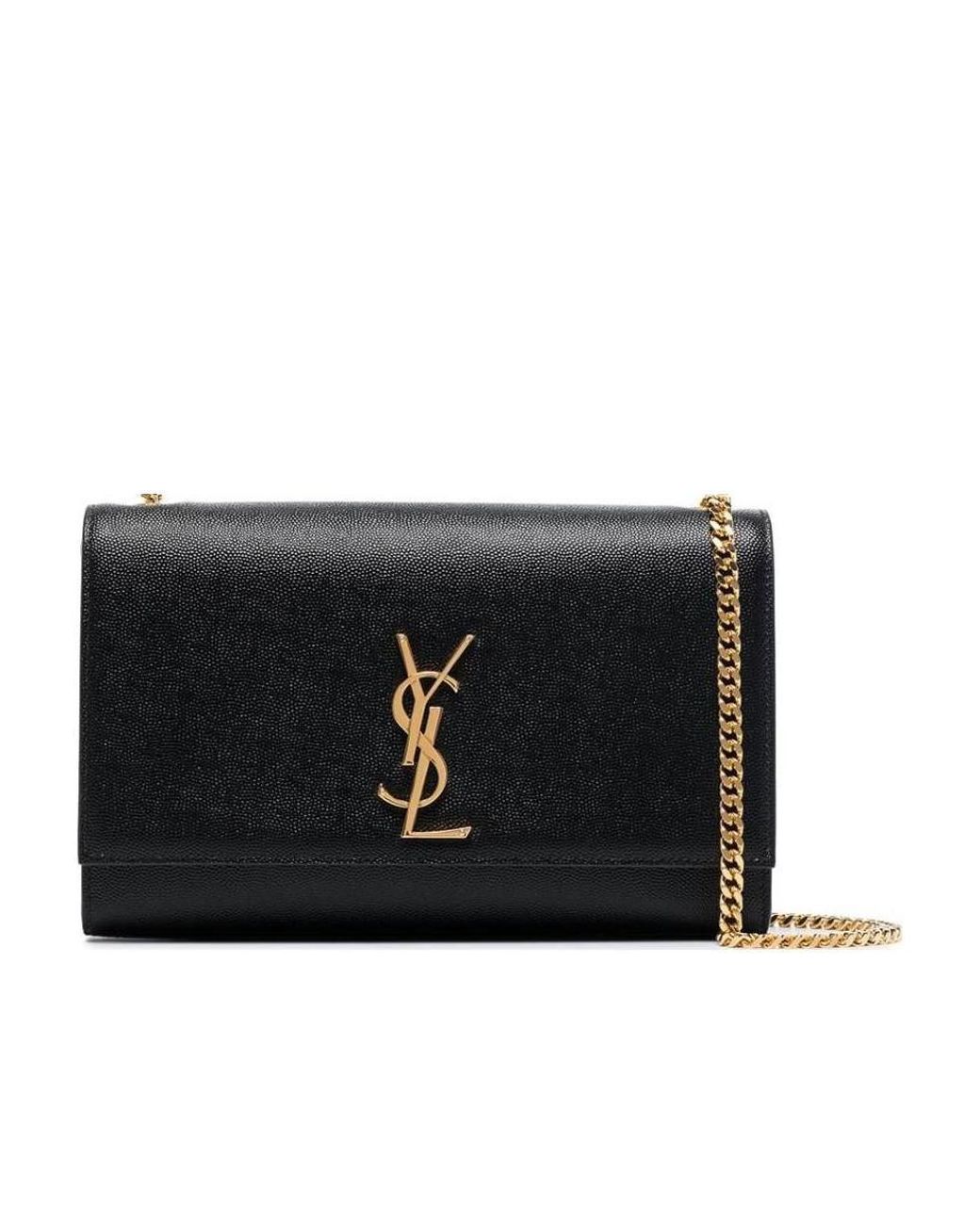 Saint Laurent Black Kate Medium Shoulder Bag