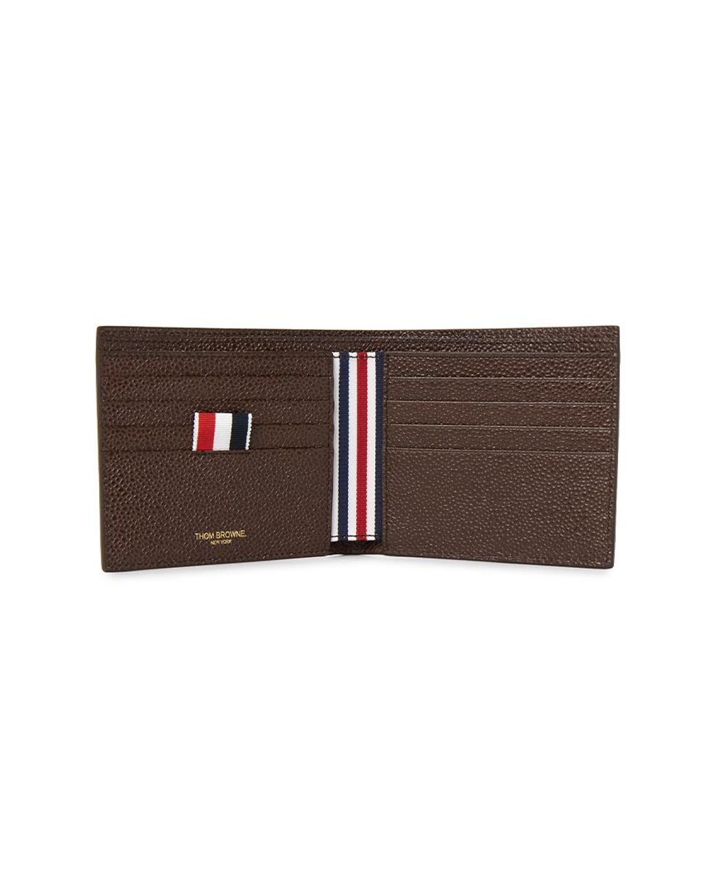 Thom Browne Brown Bifold Wallet for men