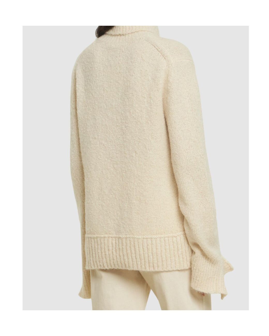 Michael Kors White Long-Sleeved Sweater