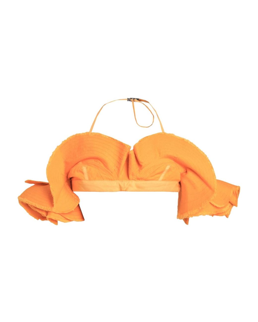 Jacquemus Orange Cropped Top