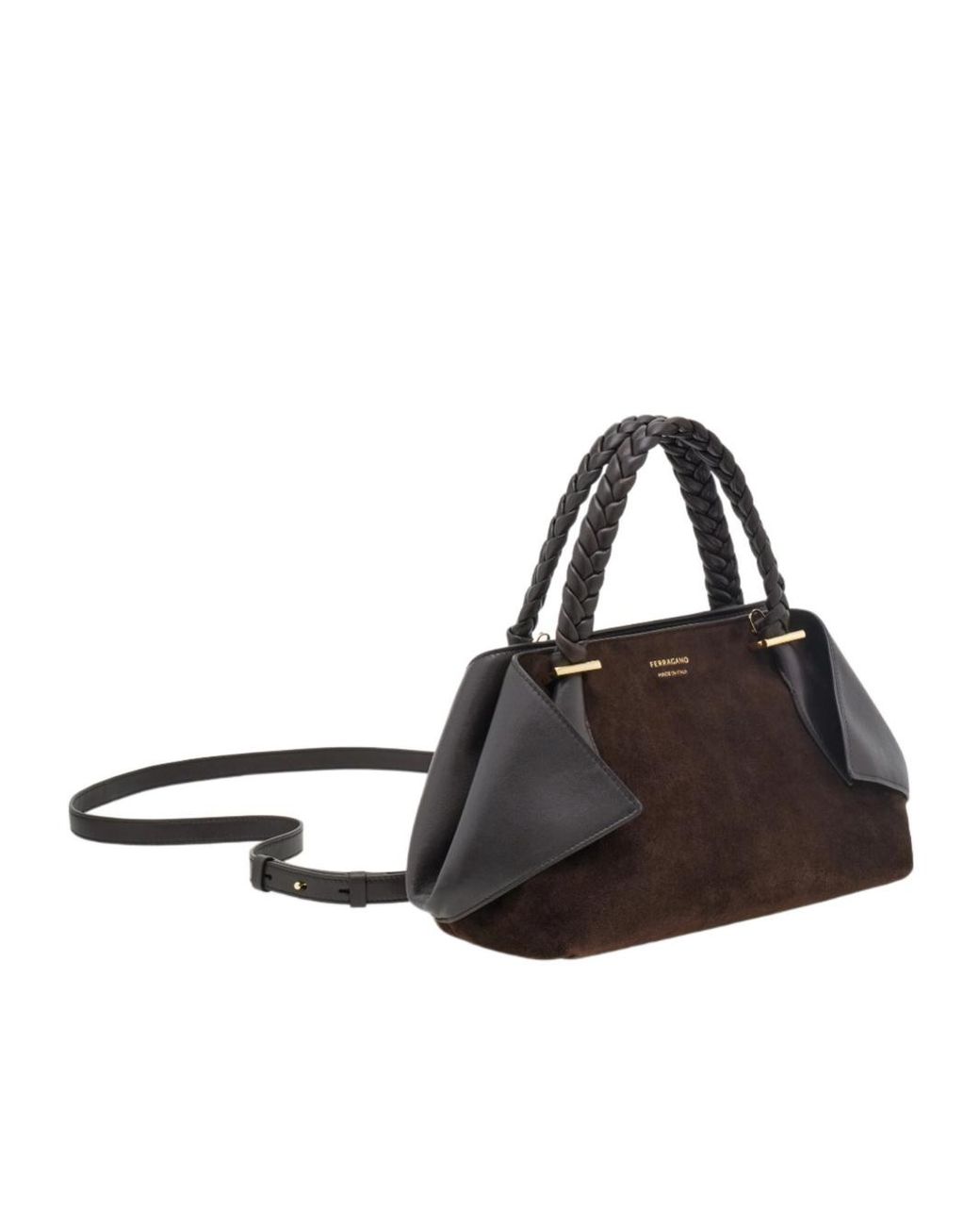 Ferragamo Black Ferragamo Folded Shopper Bag
