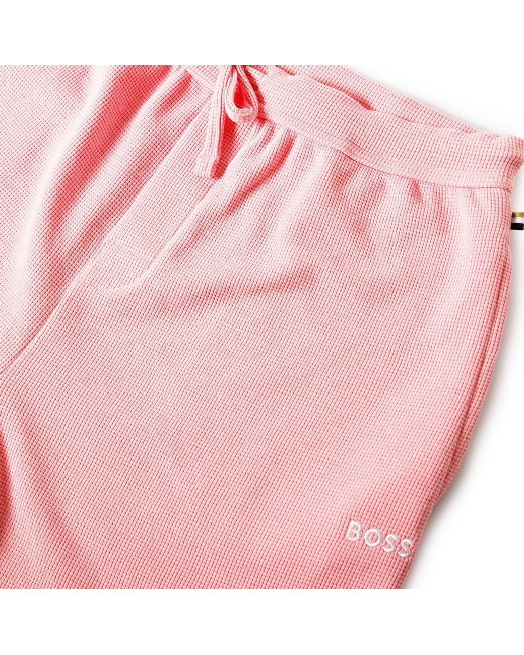 Boss Pink Comfortable Shorts for men