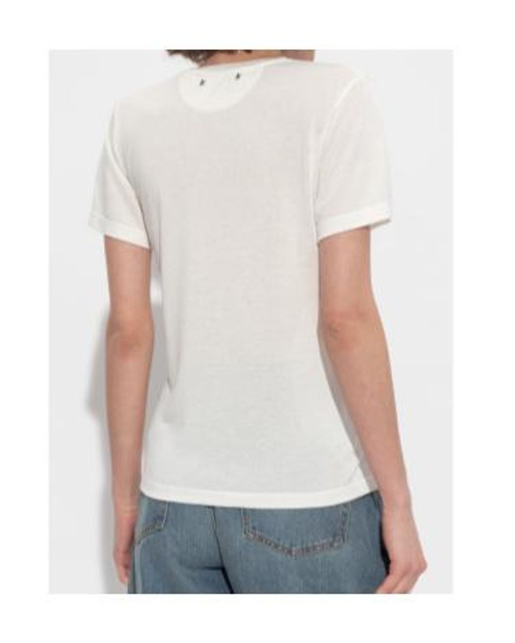 Golden Goose Deluxe Brand White The Golden Dreamers Printed T-Shirt