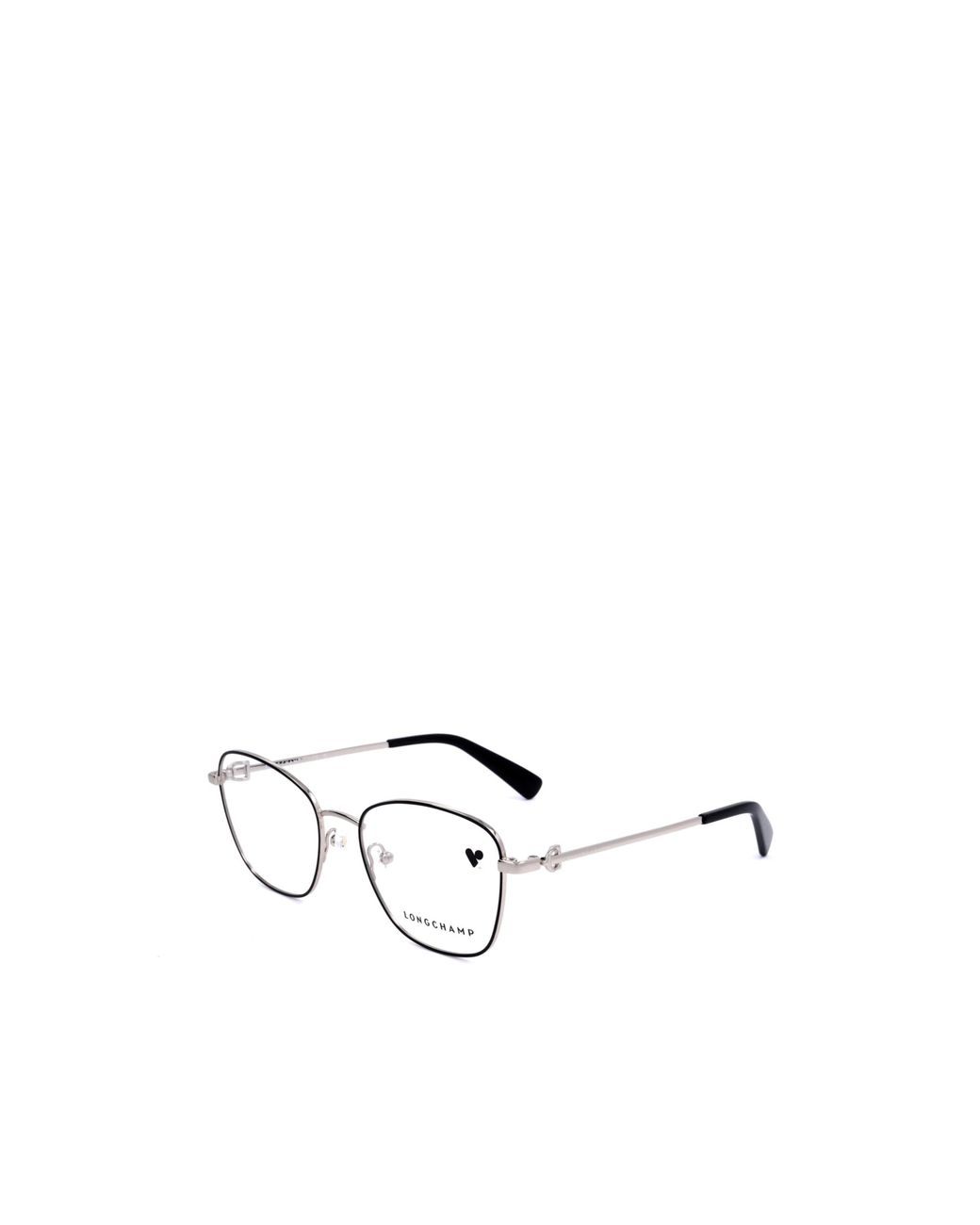 Longchamp White Rectangle Frame Glasses