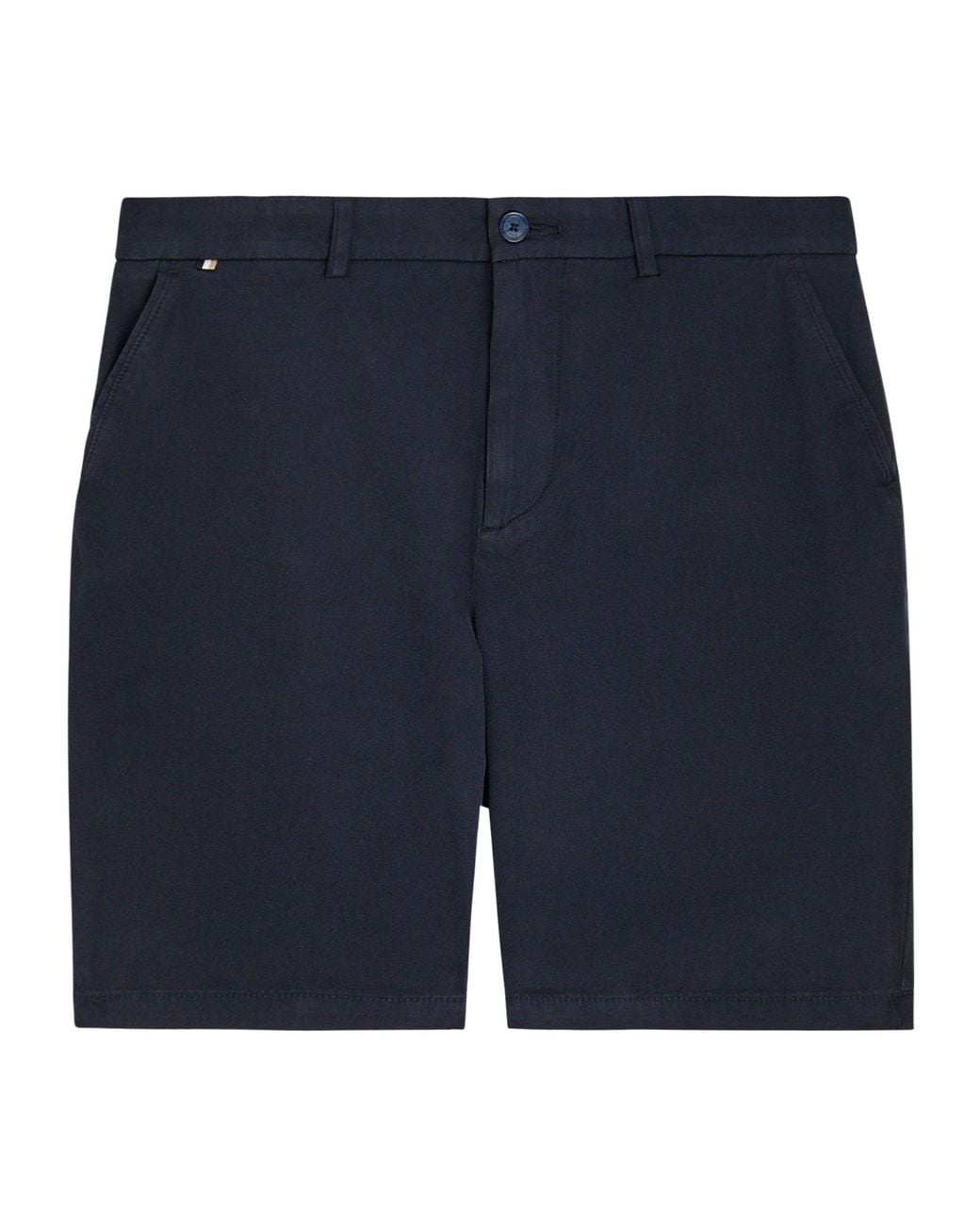 Boss Blue Kane Cotton Chino Shorts for men