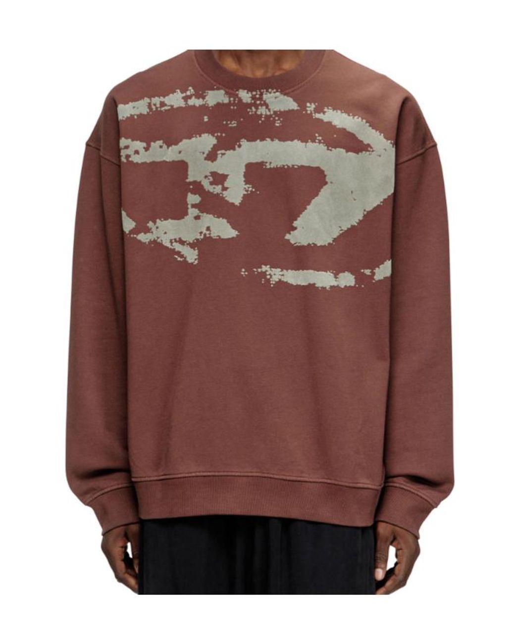 DIESEL Red Boxt-N5 Sweatshirt for men