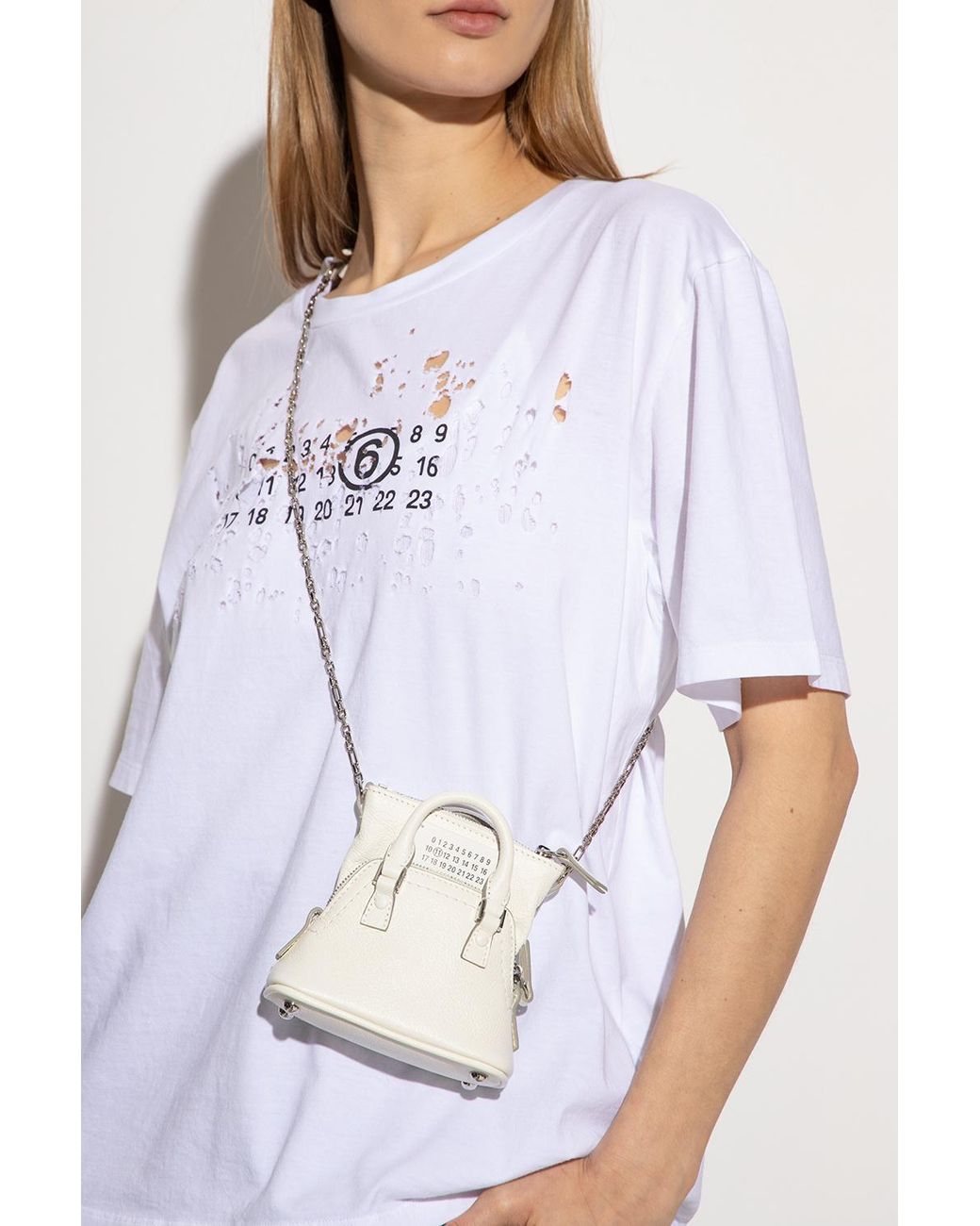 Maison Margiela Natural 5Ac Classique Baby Zipped Shoulder Bag