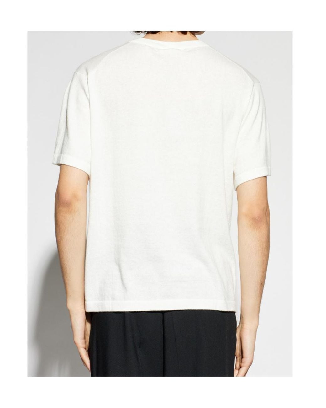 Lisa Yang White Bradley Knitted Top for men