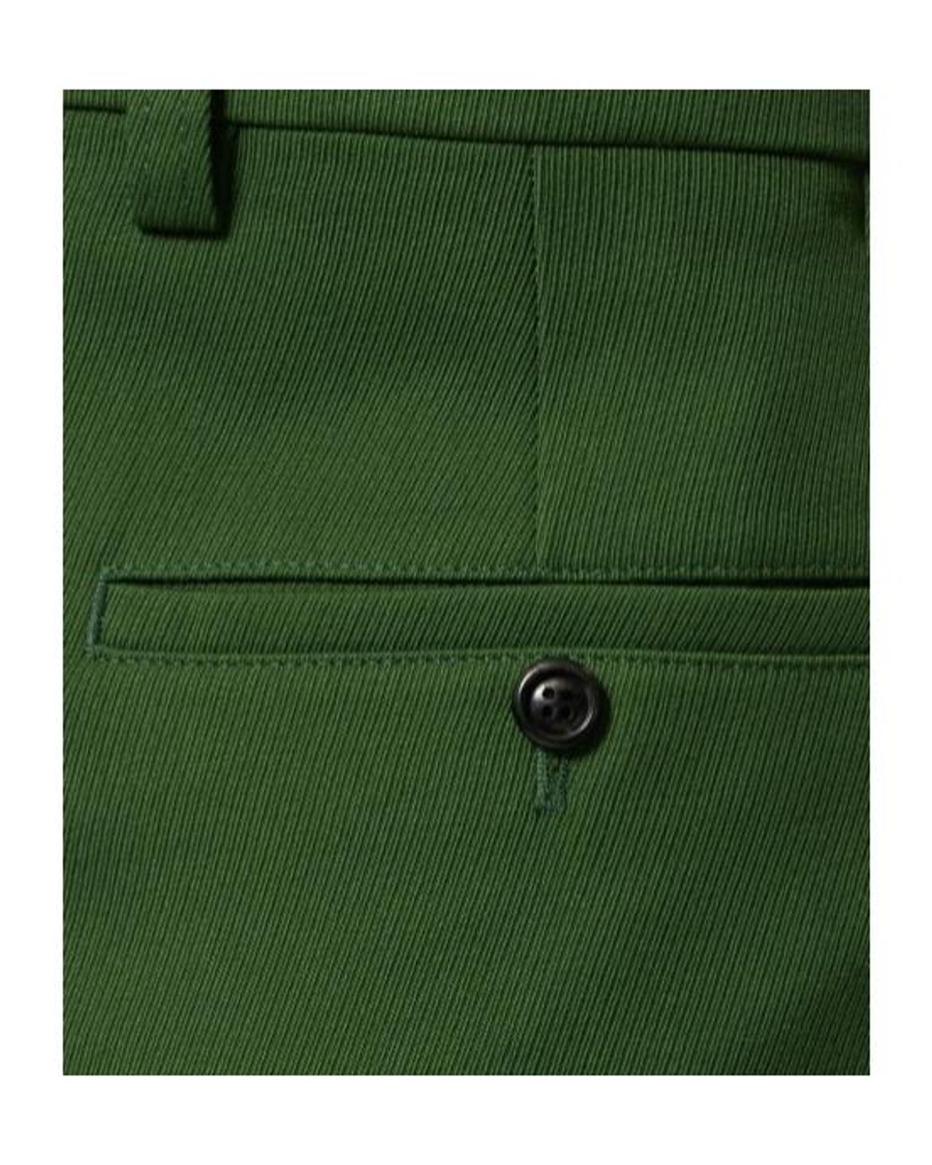AMI Green Large Fit Wool Pants