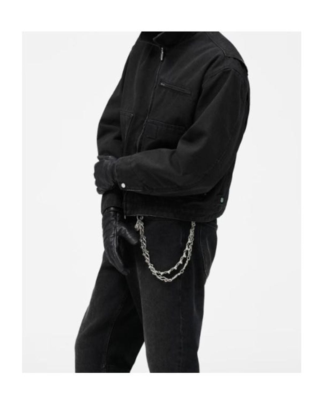 Represent Black Worker Long-Slevee Jacket for men