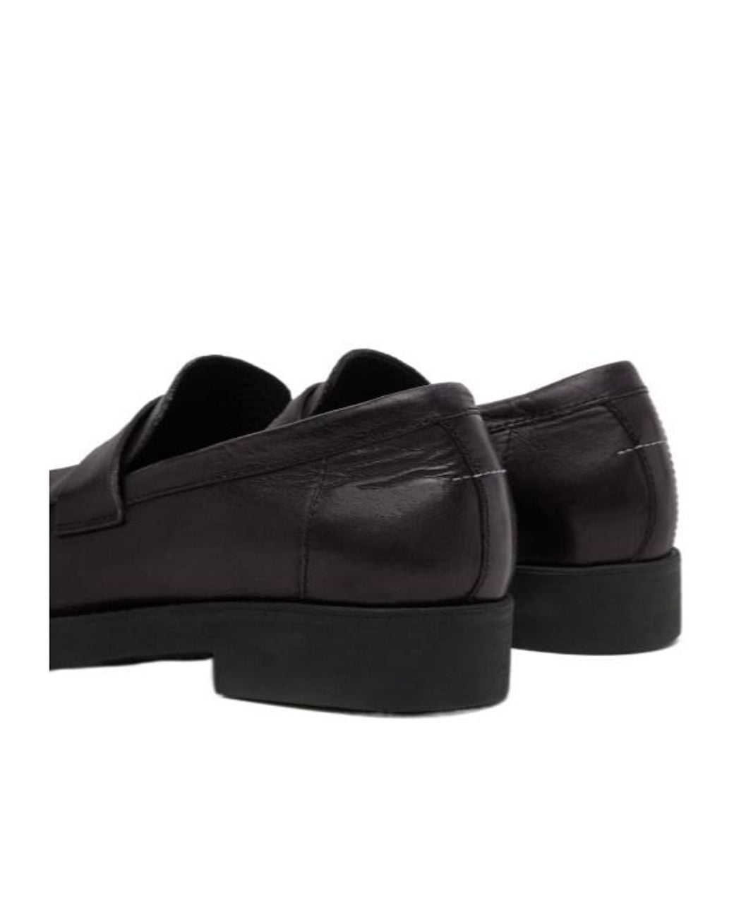 MM6 by Maison Margiela Black City Biker Loafers for men