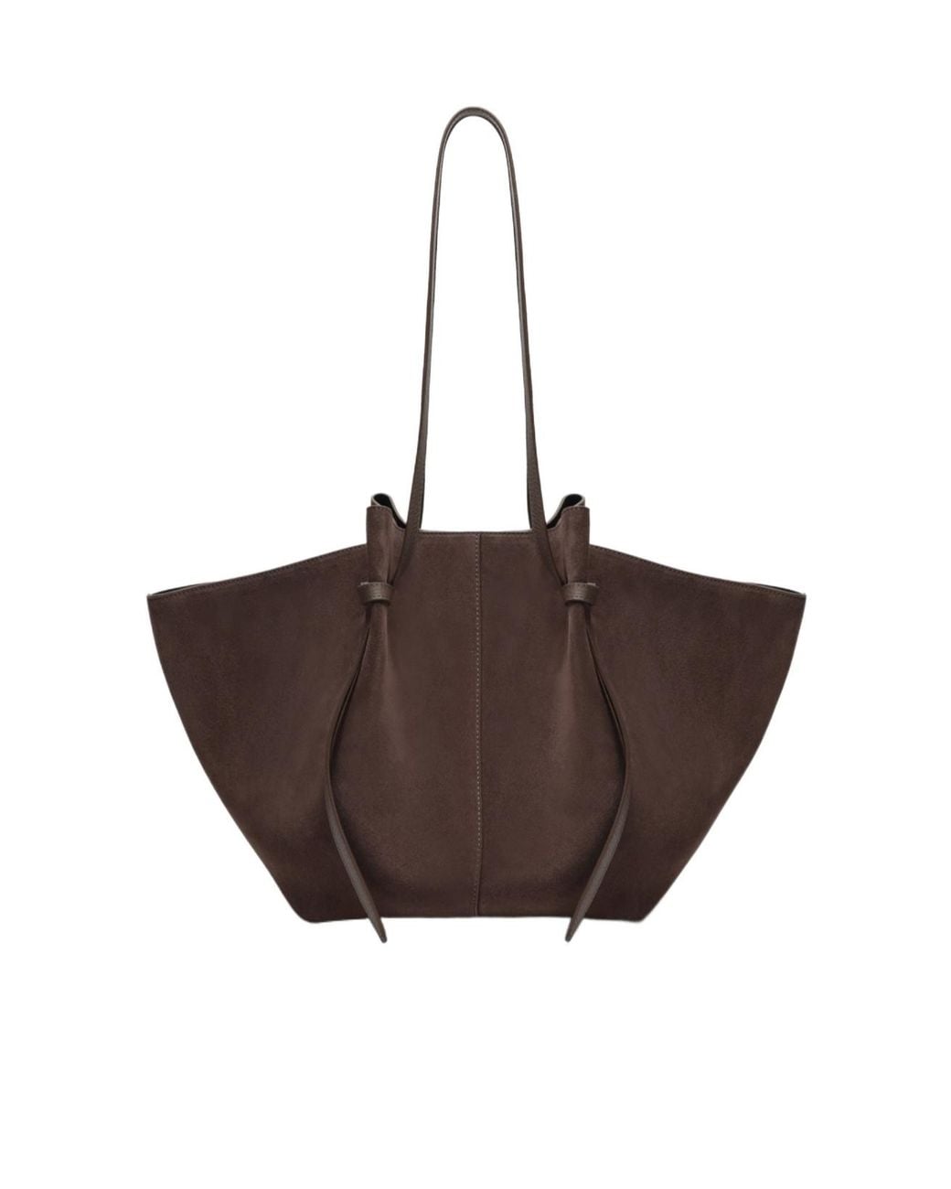 Yuzefi Brown Mochi Large Tote Bag
