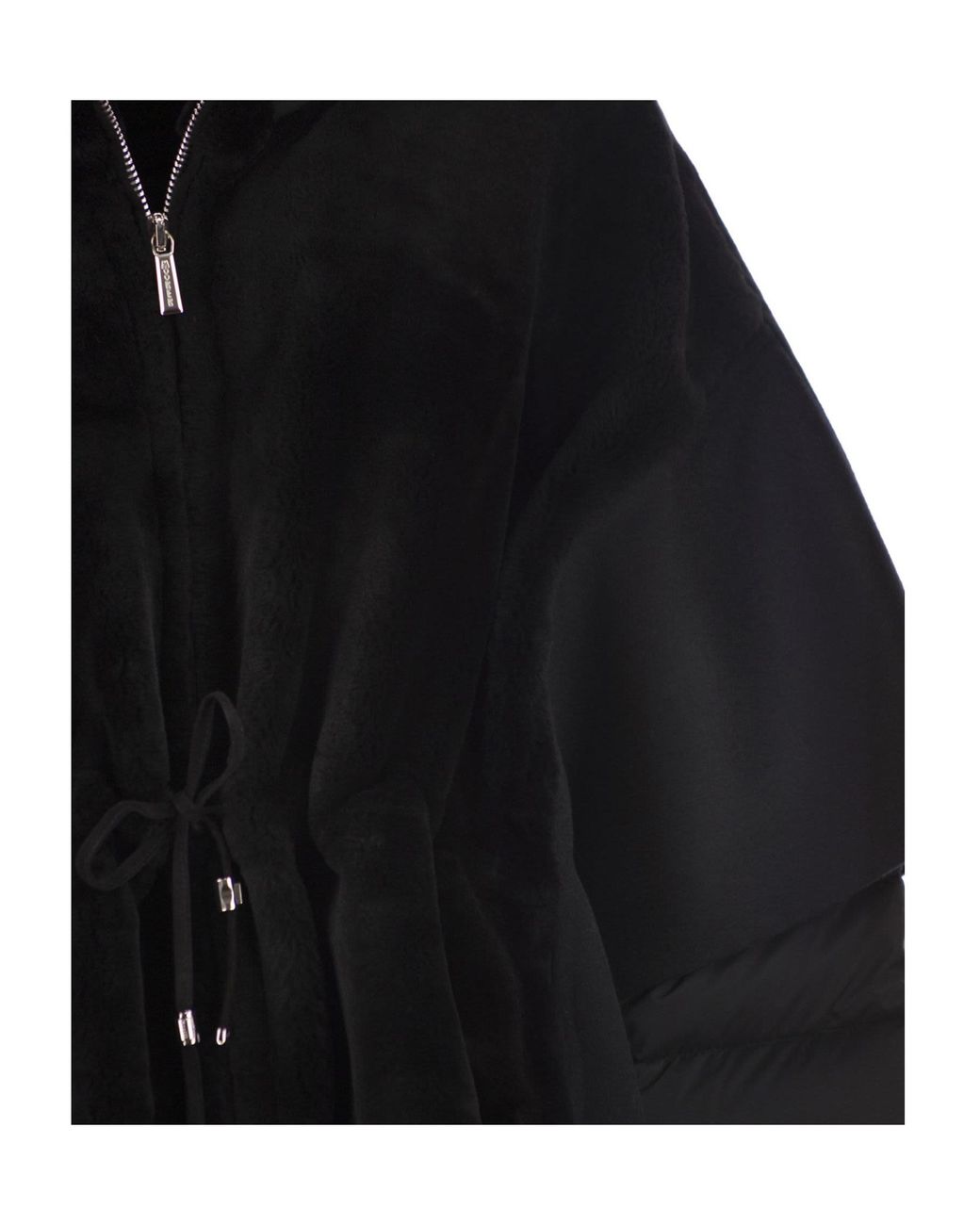 Moorer Black Raja Hooded Jacket
