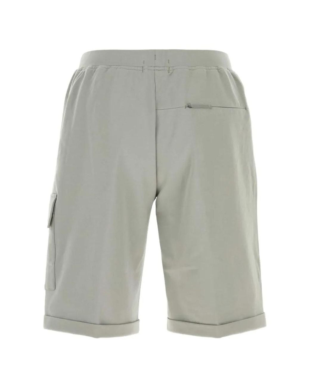 C P Company Gray Metropolis Stretch Cargo Shorts for men