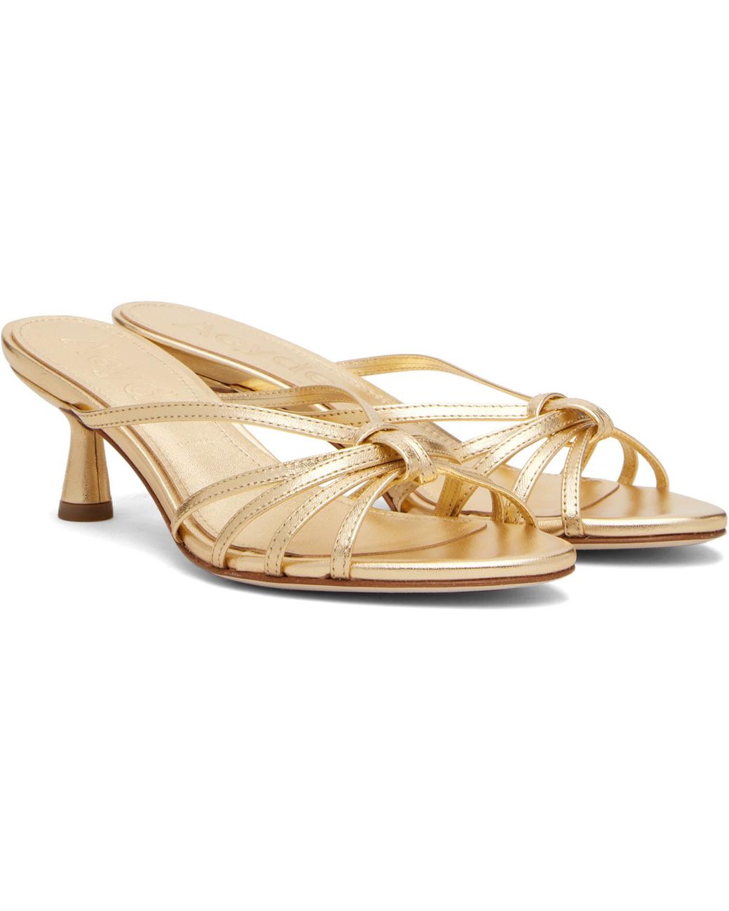 Aeyde Natural Abby Slip-On Sandals