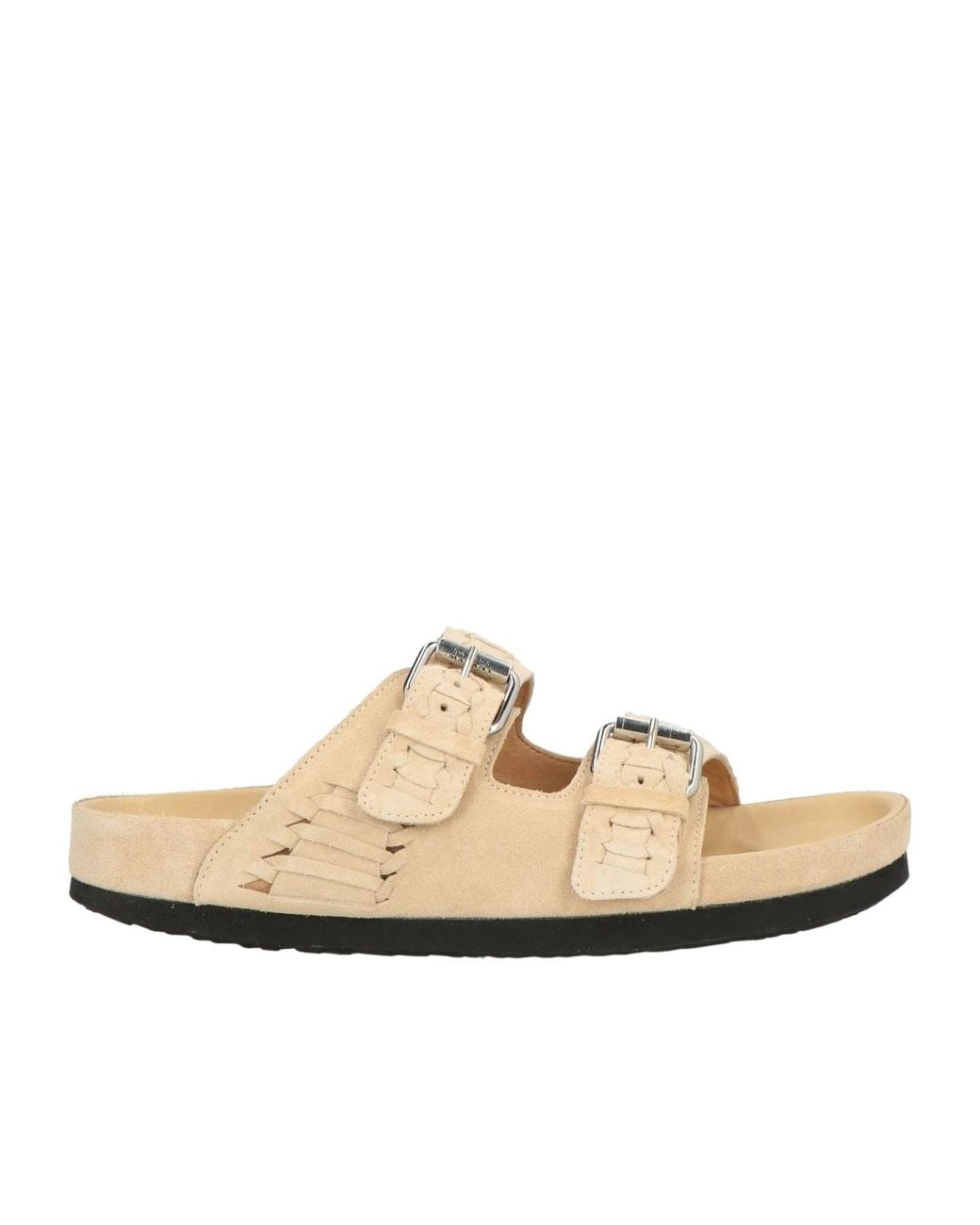 Isabel Marant White Round Toe Technical Sandals