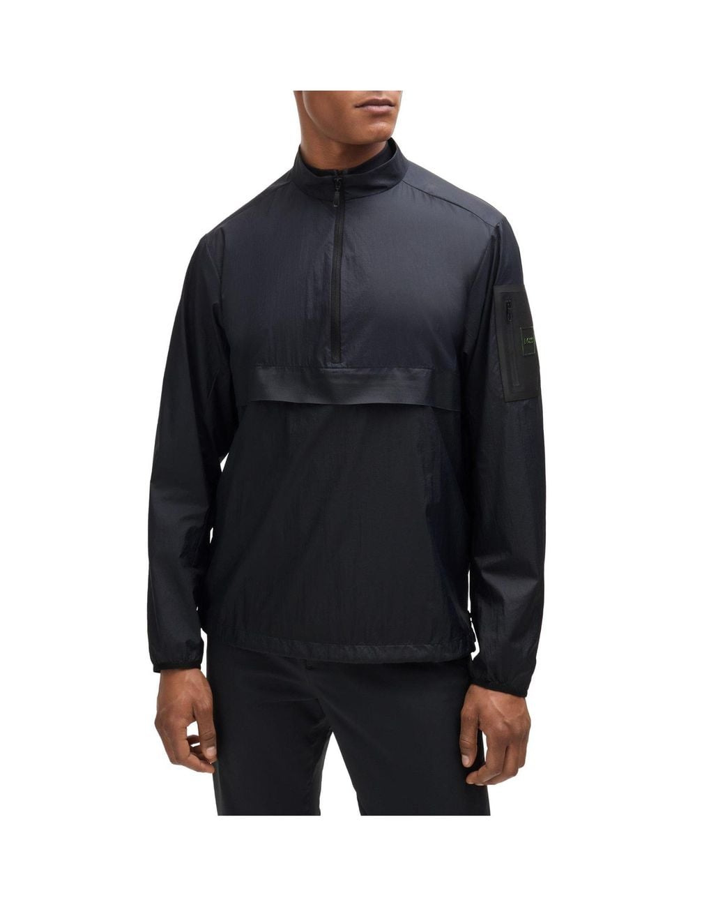 Boss Blue Minimalist Casual Jacket for men
