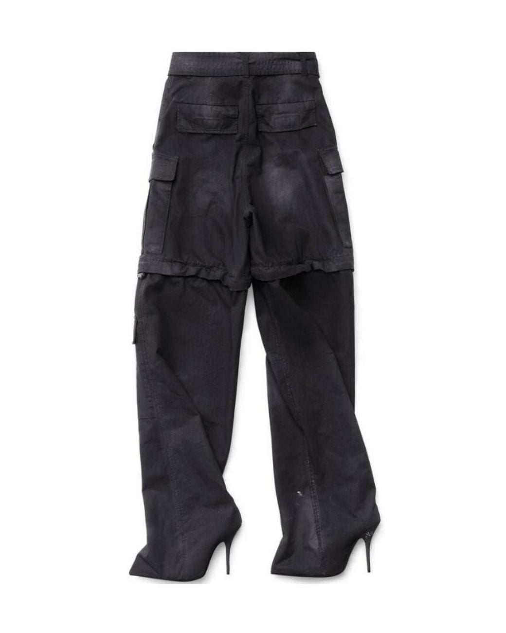 Balenciaga Black Knife Cargo Pantashoes