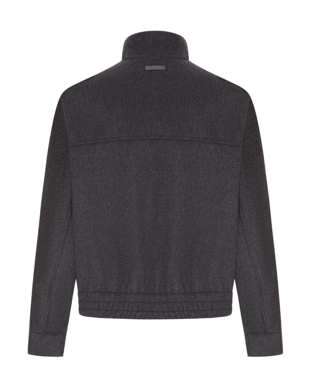 Lardini Gray Zip-Front Pocket Jacket for men