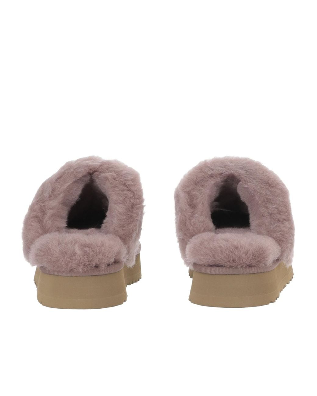 Ugg Brown Logo Embossed Slippers