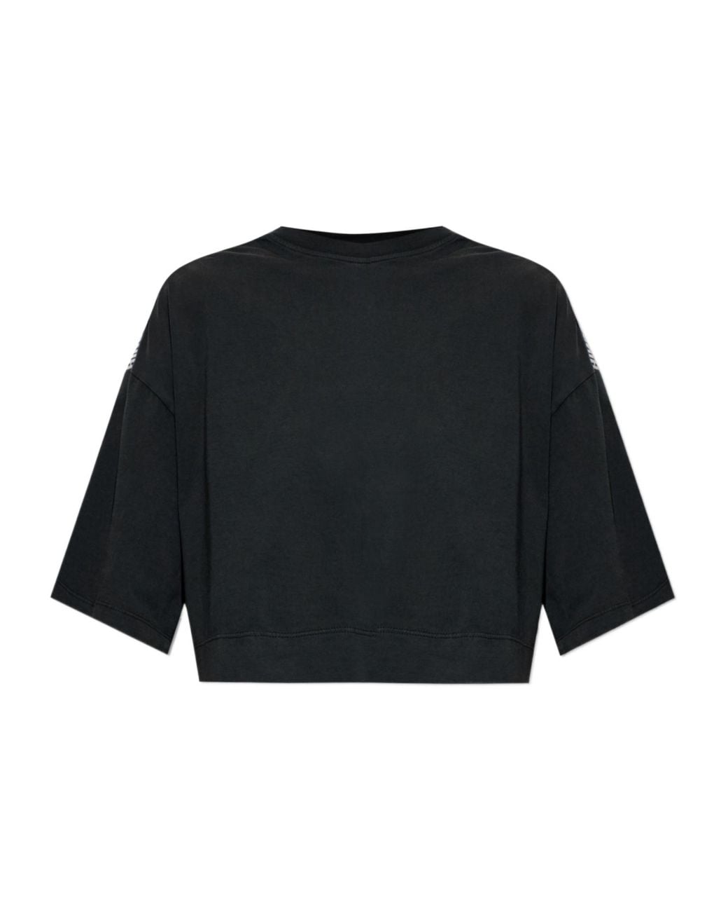Moschino Black Active Cropped Top