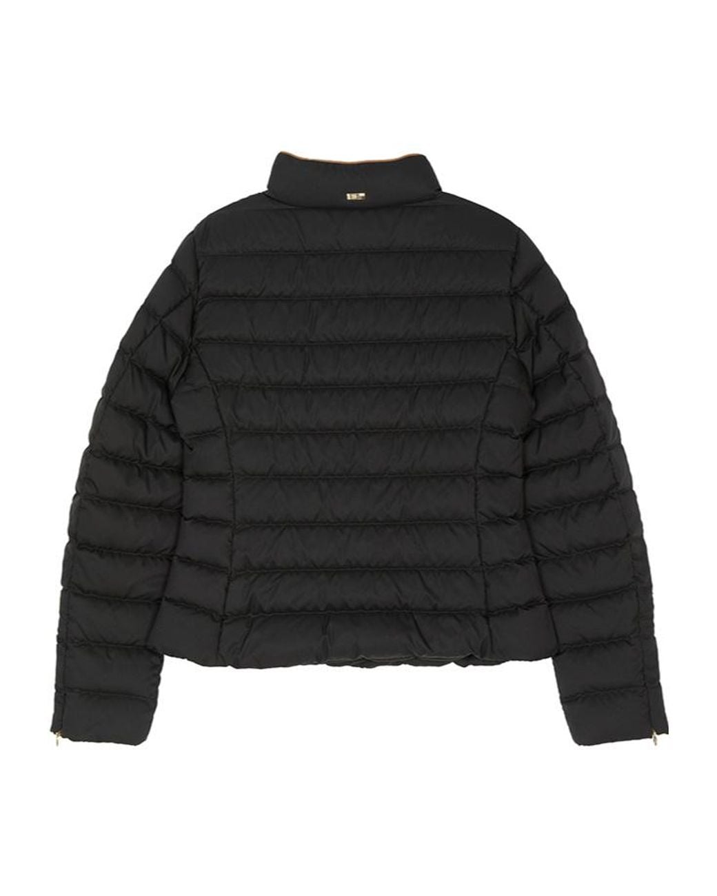 Herno Black Long-Sleeved Down Jacket