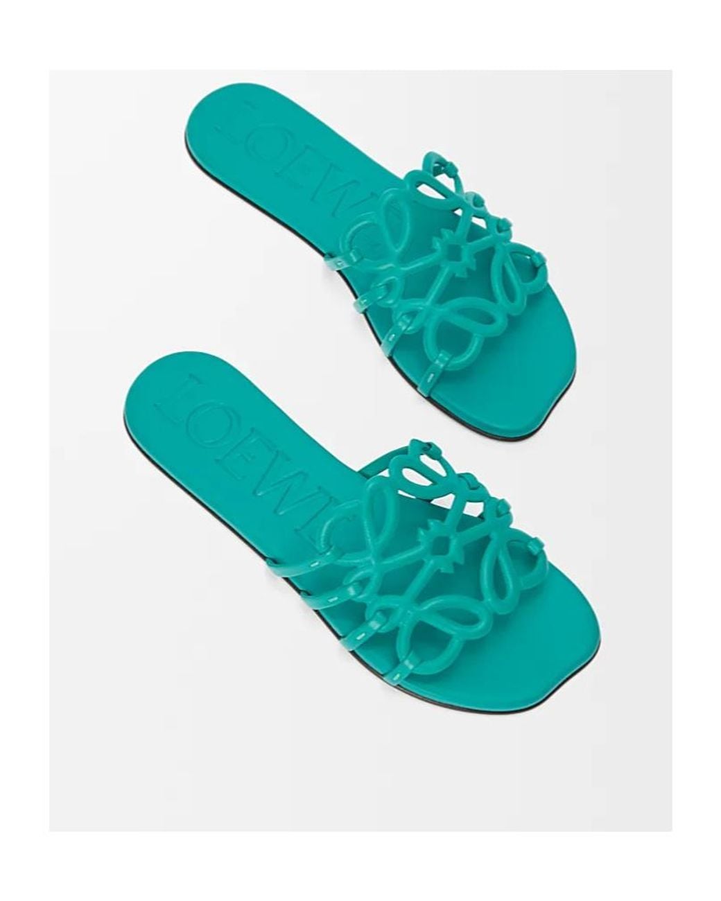 Loewe Green Petal Anagram Slide