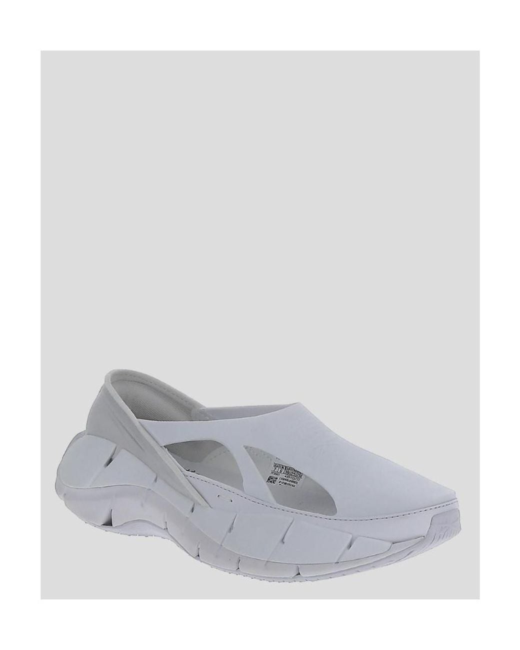 Maison Margiela Gray X Reebok Cut-Out Slip-On Sneakers