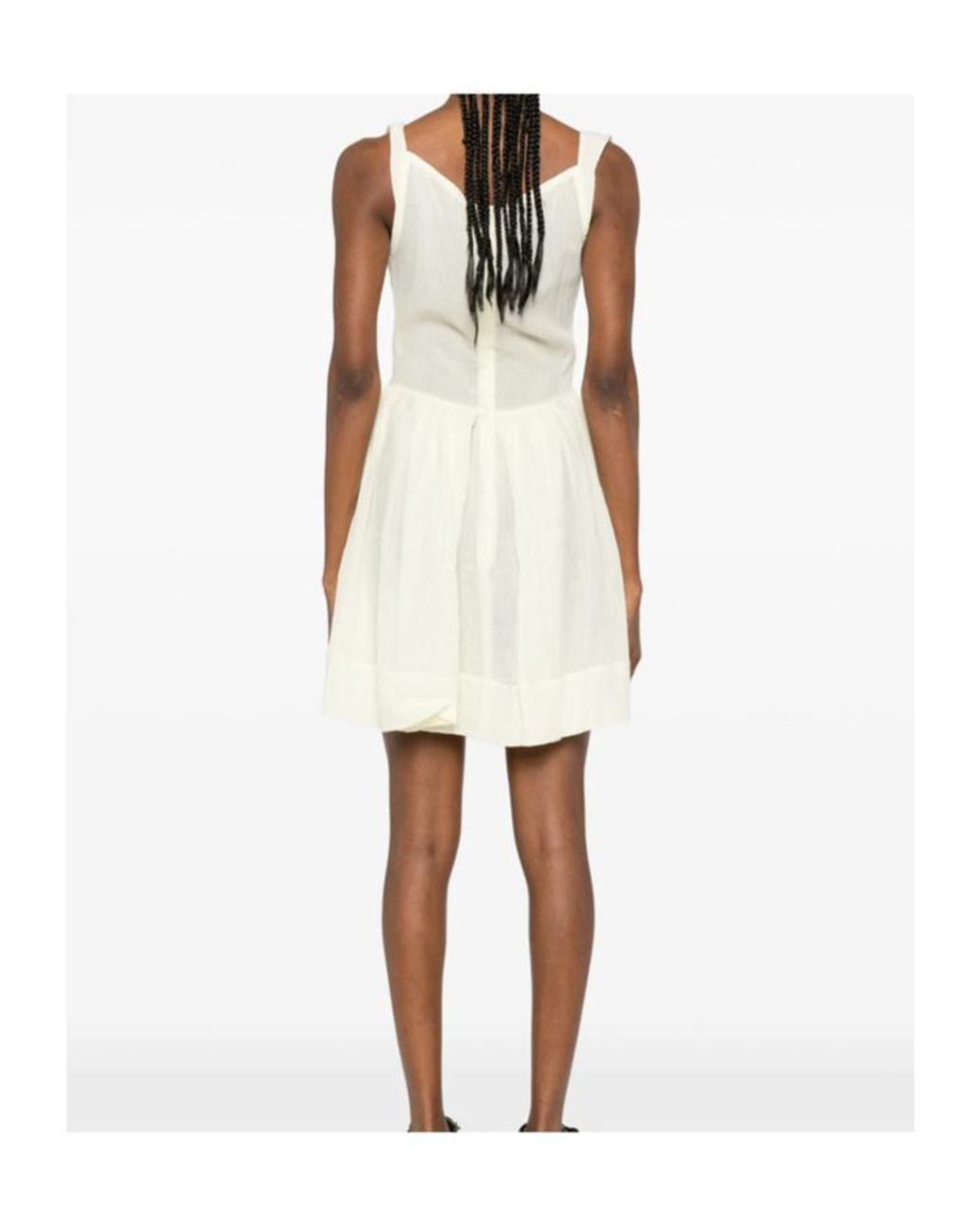 Vivienne Westwood White Sunday Draped Mini Dress