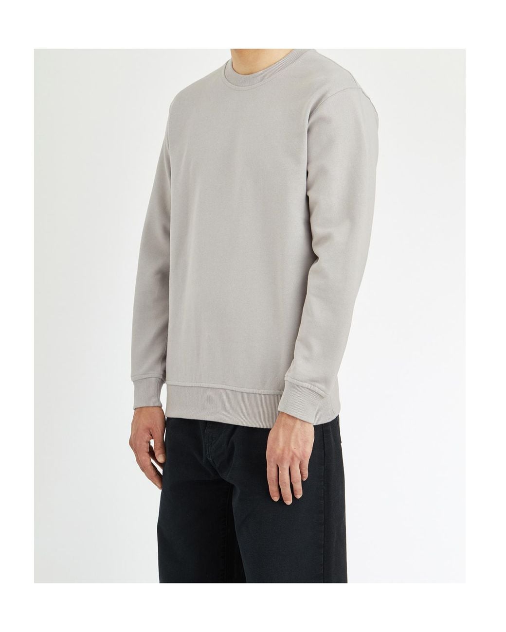 Comme des Garçons Gray Comme Des Garçons Shirt Drop Shoulder Sweatshirt for men