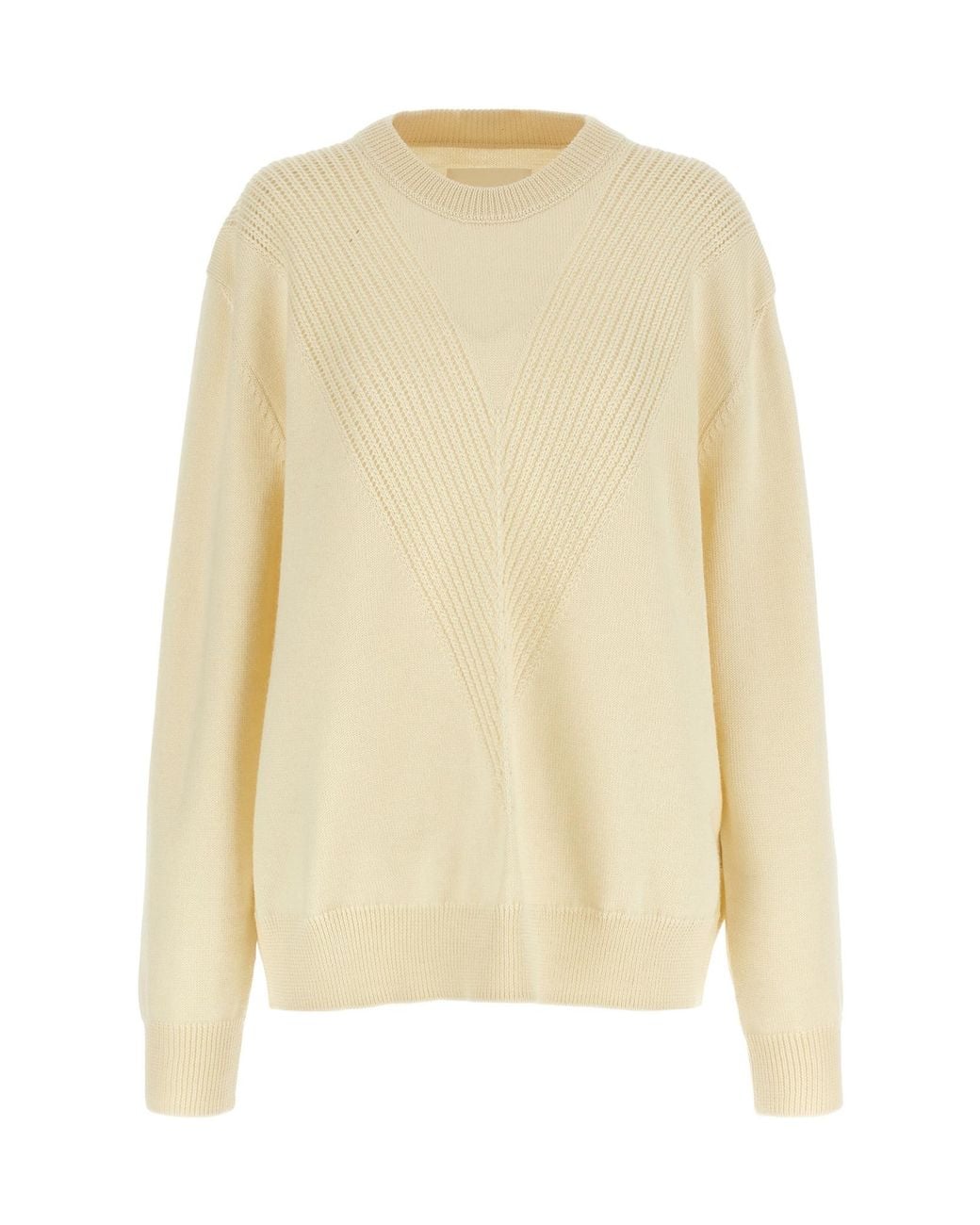 Jil Sander Natural Crewneck Dropped Shoulder Jumper for men