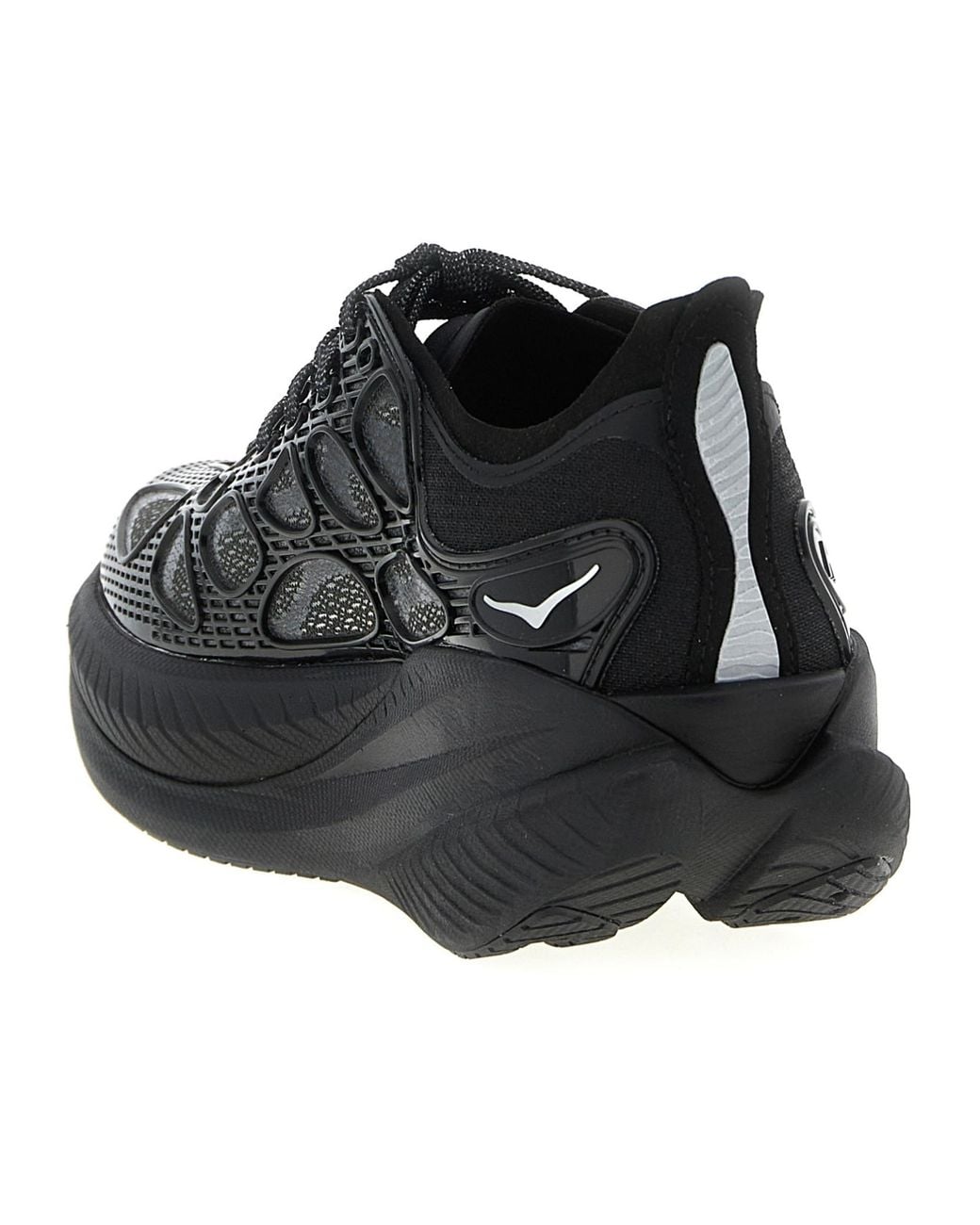 Hoka One One Black Mach X Caged Sneakers for men