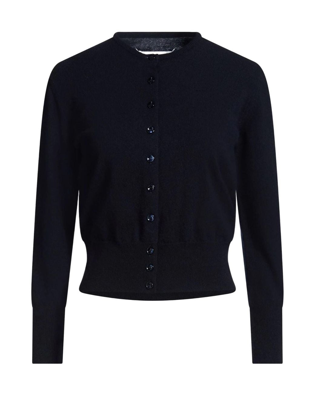 Maison Margiela Blue Lightweight Wool Knit Sweater