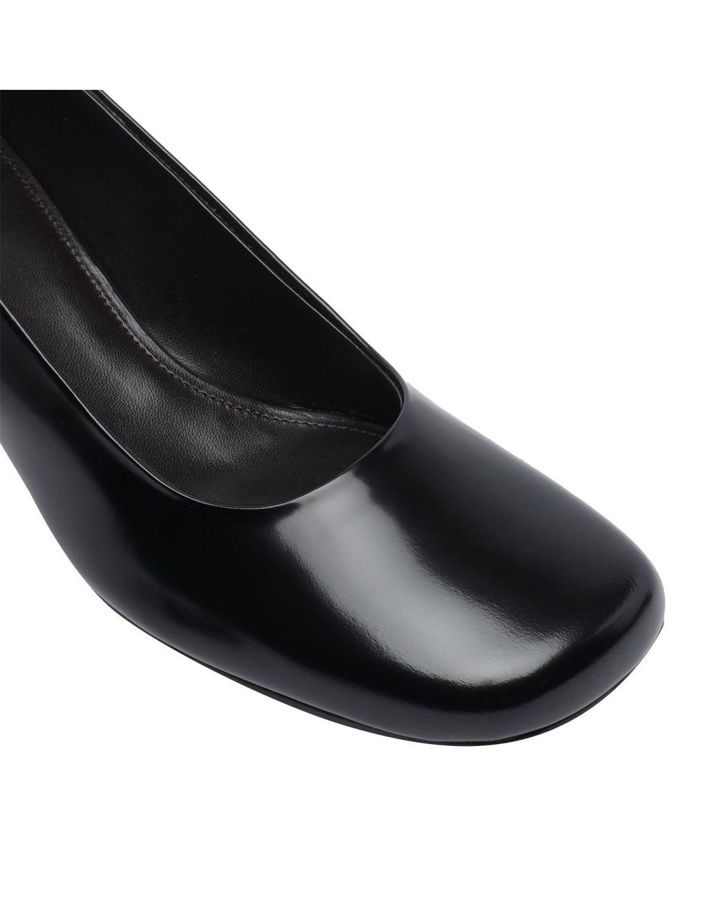 The Row Black Chunky High Heels