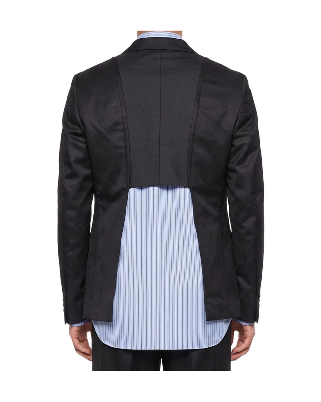 Comme des Garçons Black Cut-Out Blazer for men