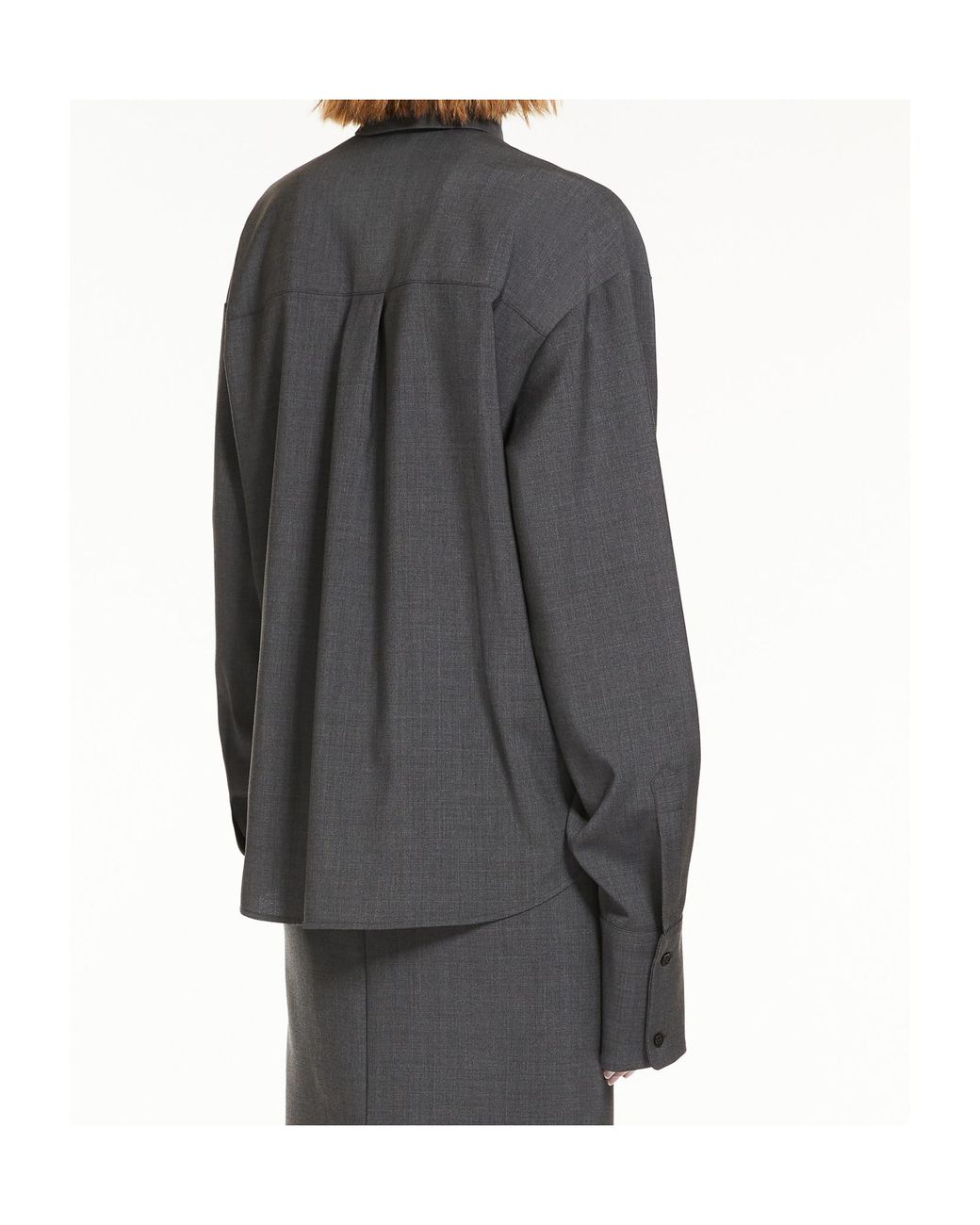 Sportmax Black Mappa Oversized Shirt