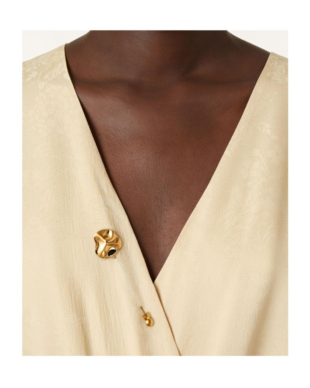 Loro Piana Metallic Alena Dress