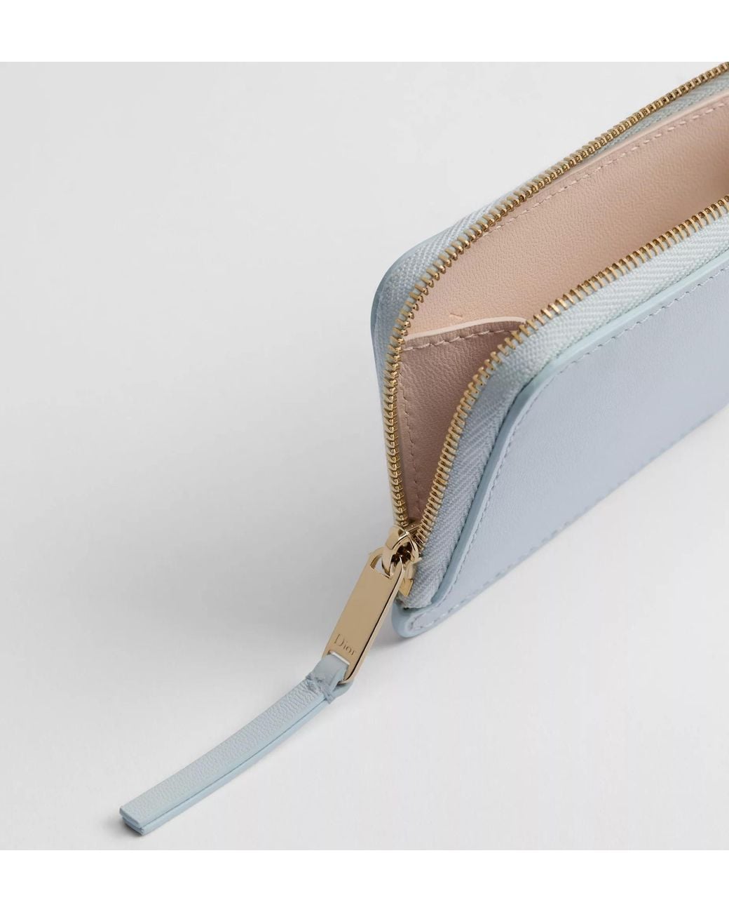 Dior Green Salon Cosmos Zipped Card Holder