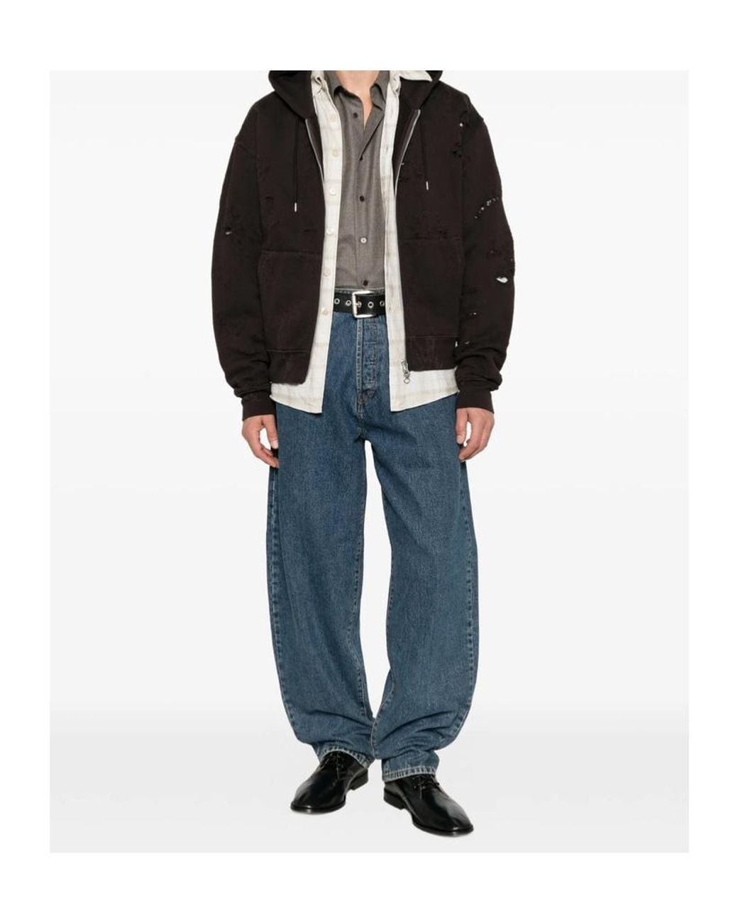 Magliano Blue Belt-Loop Jeans for men