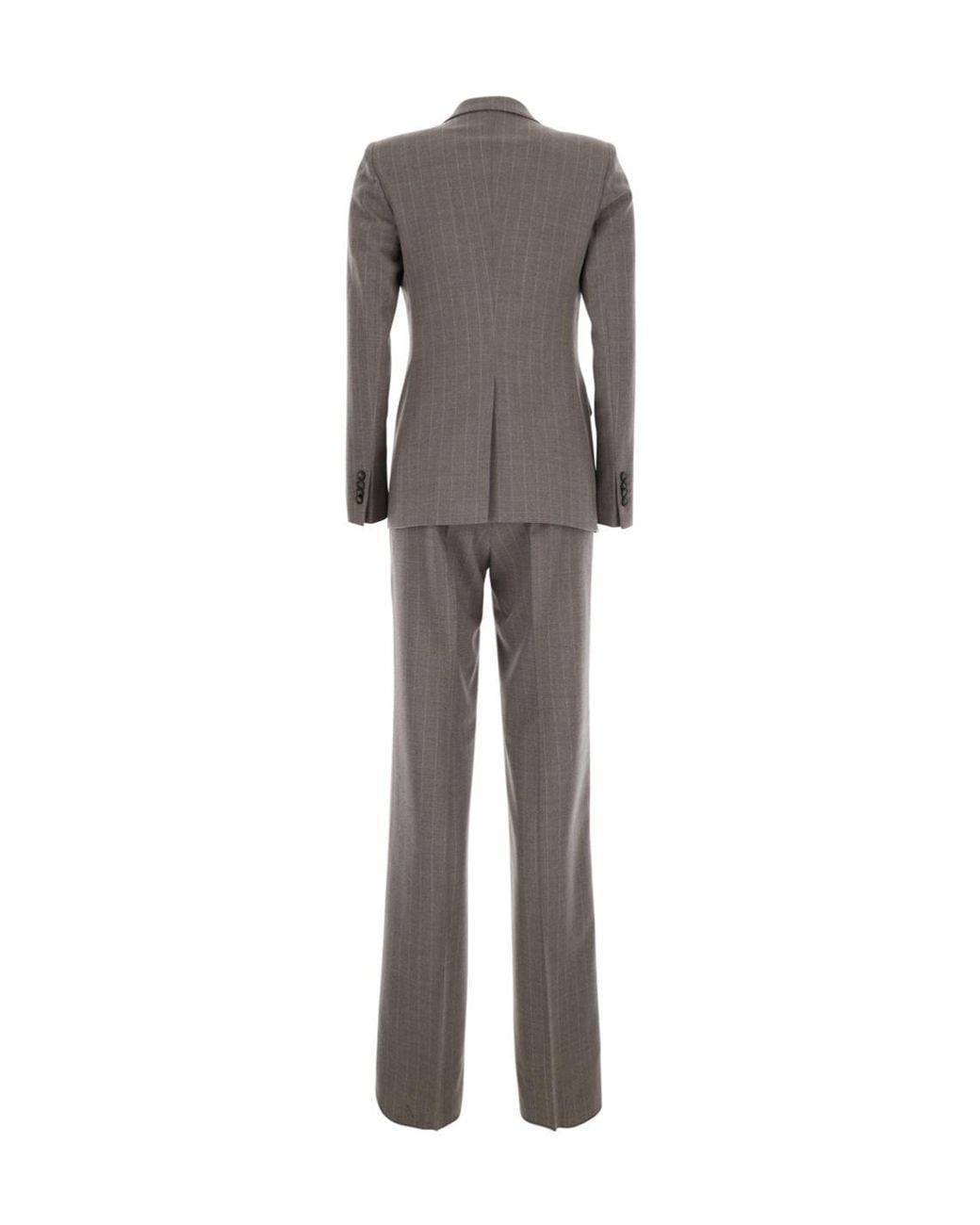 Tagliatore Gray Paris Double-Breasted Pinstripe Suit
