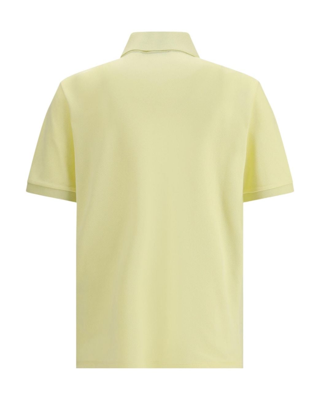 Thom Browne Yellow Bar Short-Sleeved Polo Shirt for men