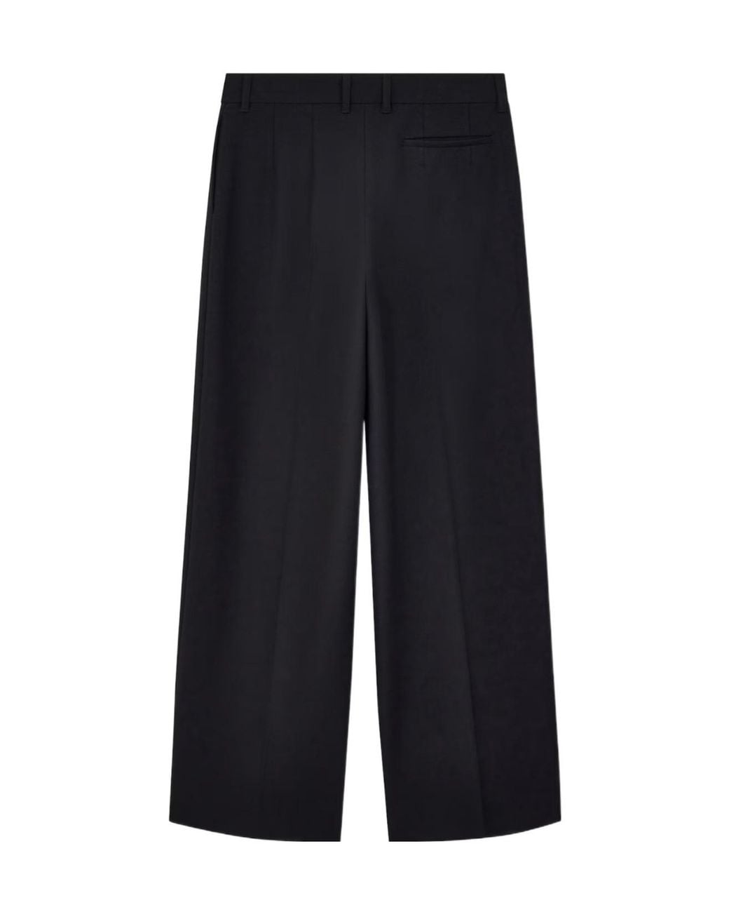 Emporio Armani Blue Wool Crêpe Trousers