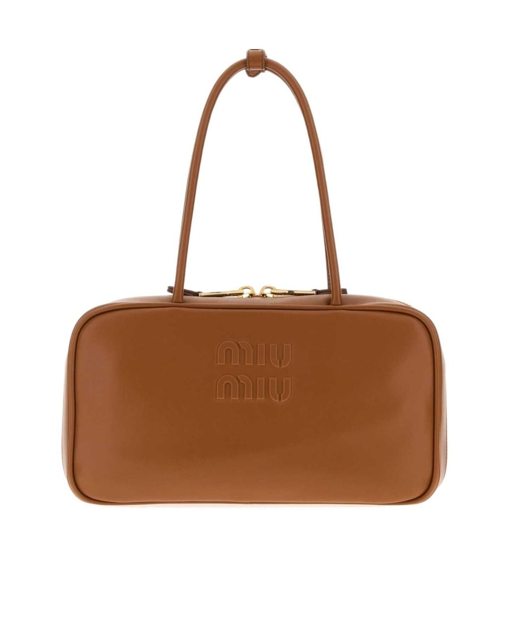 Miu Miu Brown Beau Handbag