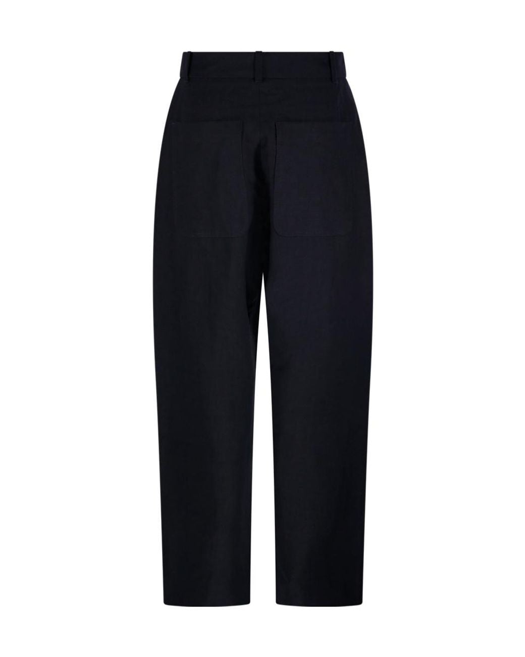 Studio Nicholson Blue Zip-Up Palazzo Trousers