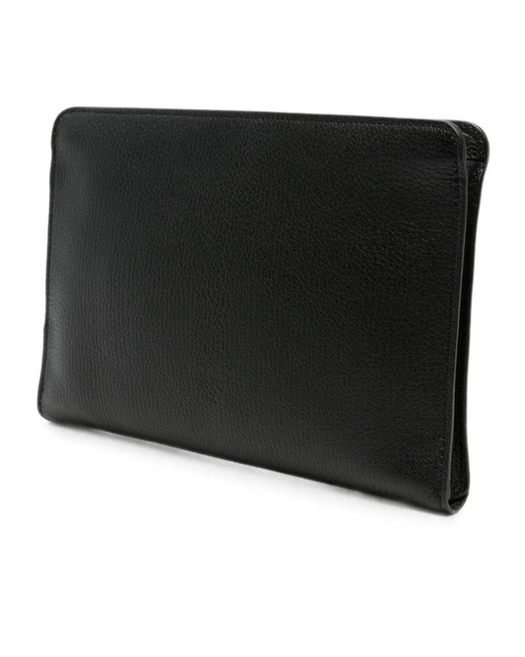 Tom Ford Black Zip-Top Clutch for men