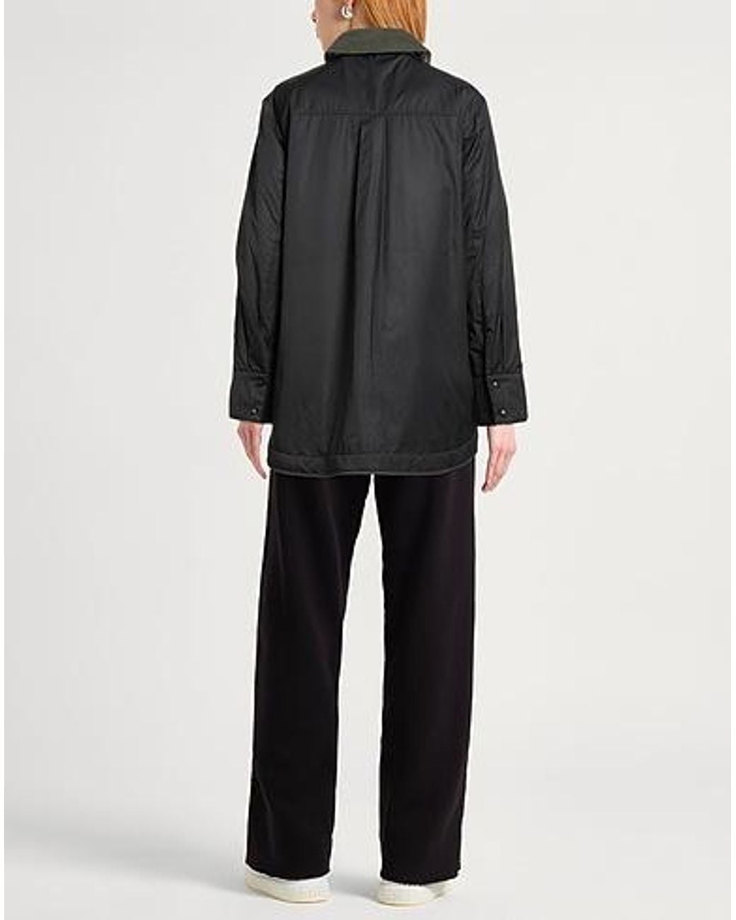 MAX&Co. Black Casual Corduroy Coat