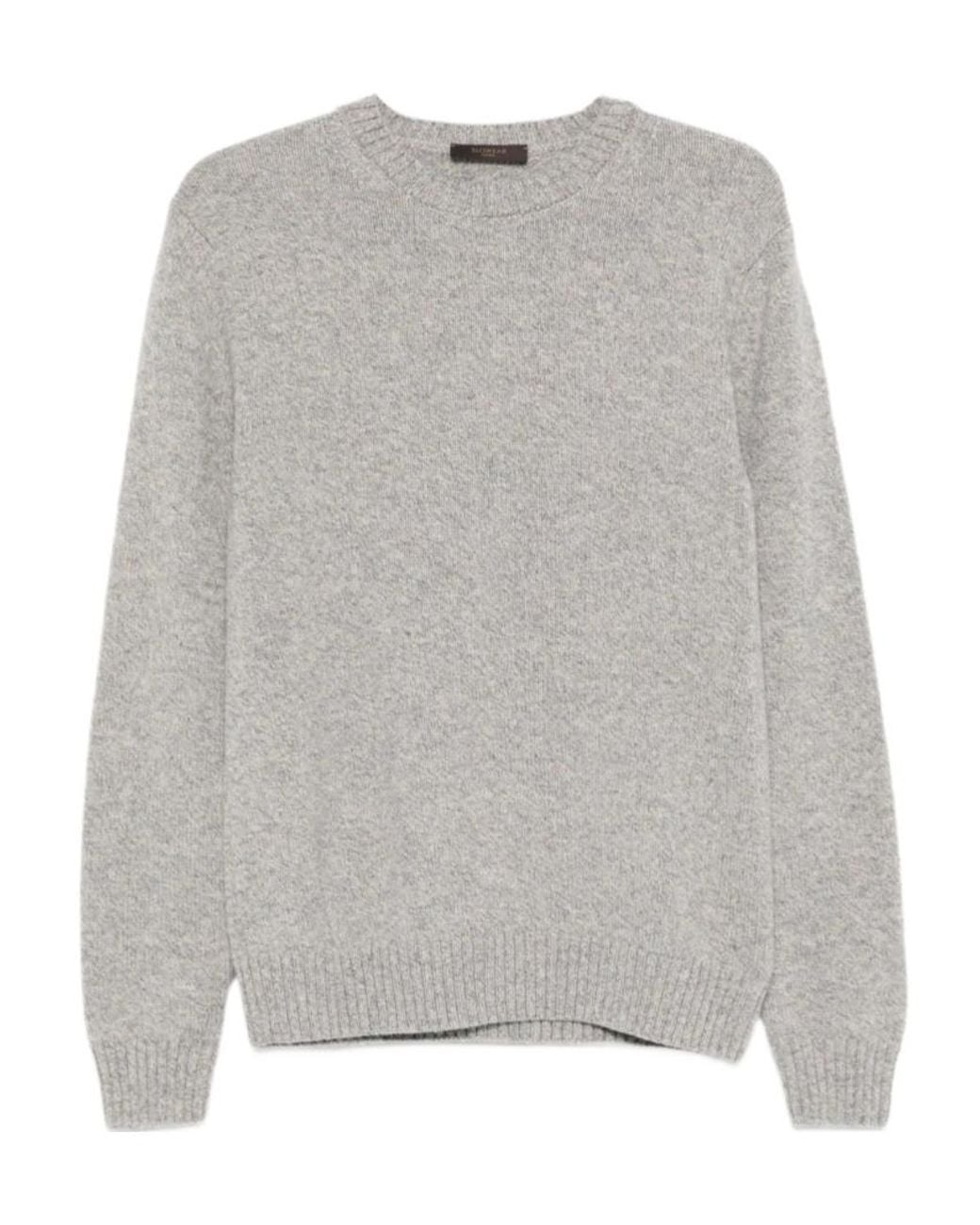 Zanone Gray Geelong Knitted Jumper for men