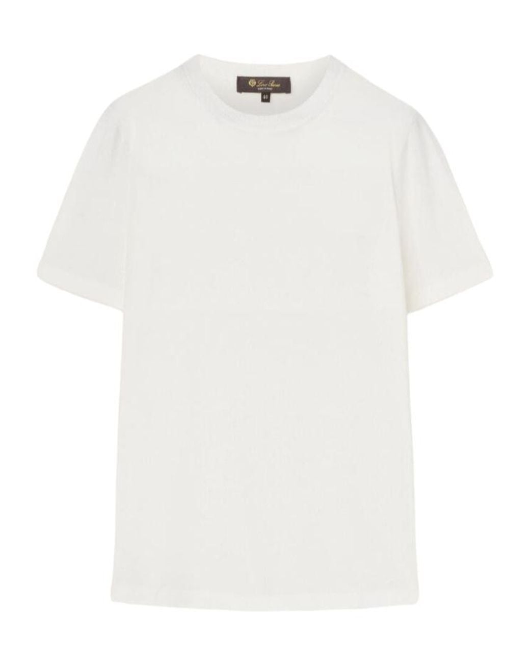 Loro Piana White Angera Crewneck T-Shirt