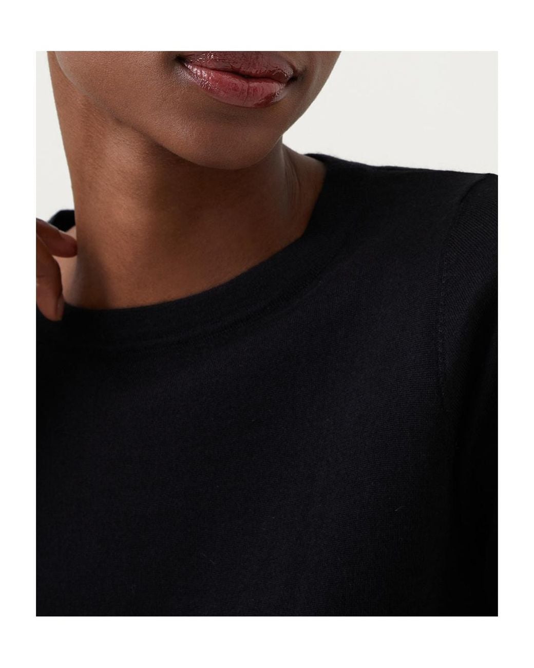 Brunello Cucinelli Black Sheer Long-Sleeve Knitted Sweater