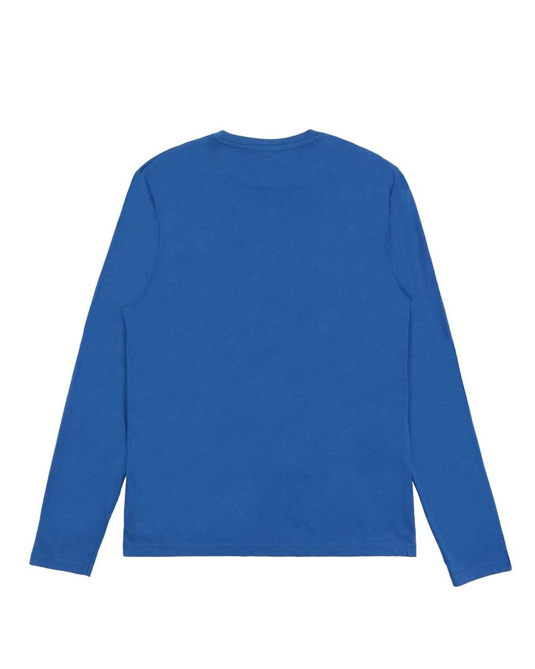 EA7 Blue Logo Printed T-Shirt for men
